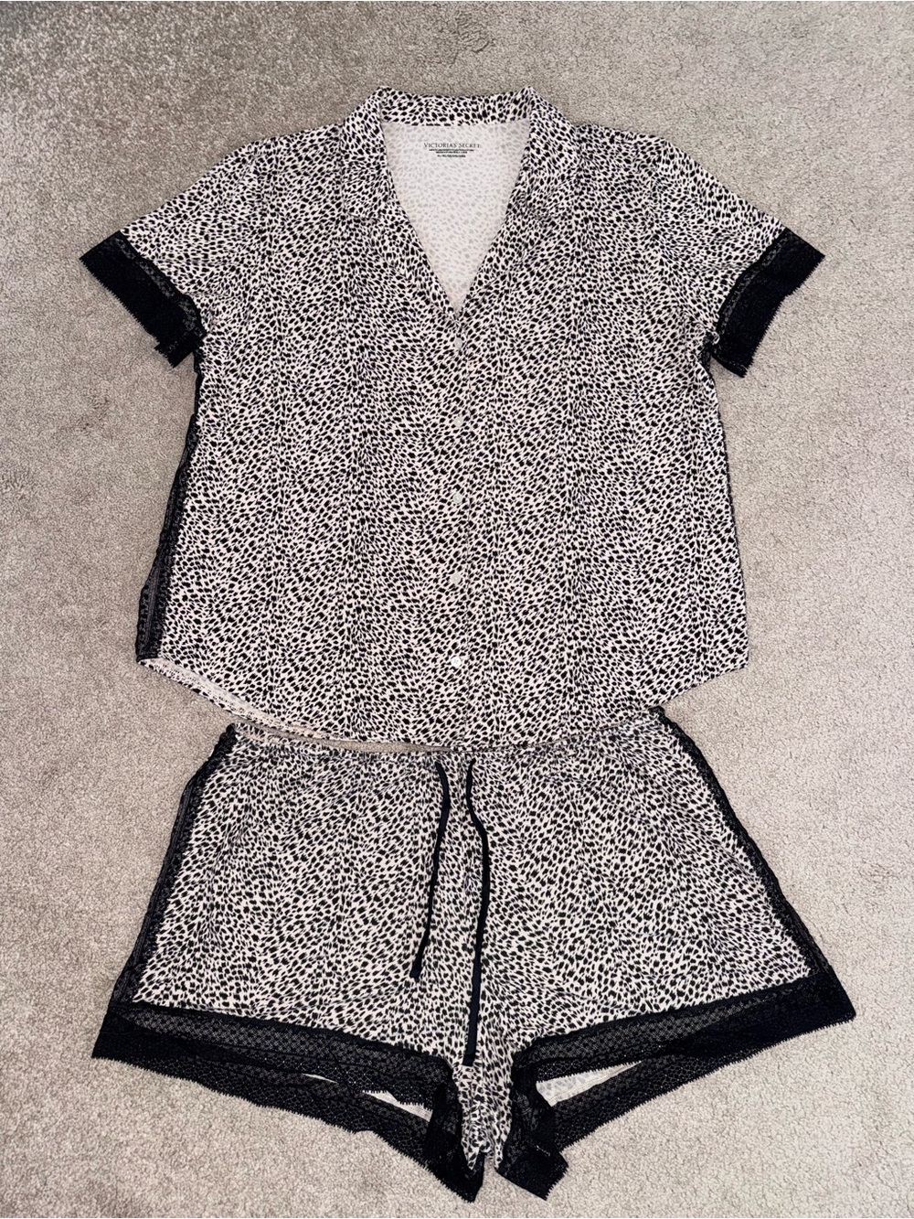 Victoria’s Secret Lace Trim Pajama set